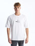 LC Waikiki Crew Neck Short Sleeve Printed Combed Cotton Men's T-shirt
